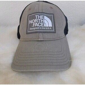 The North Face Trucker Mesh Cap Hat Adjustable Men's Black Gray